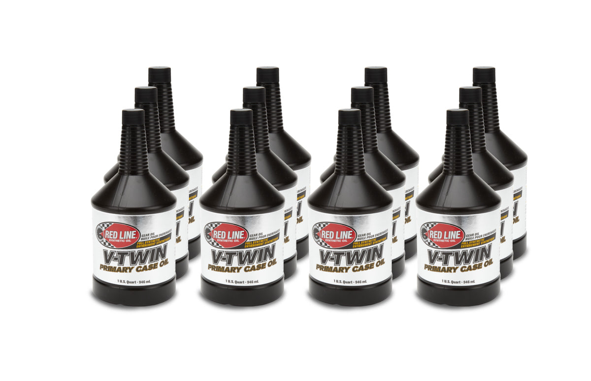 Redline V-Twin Primary Case Oil Case/12 x 1 Quart