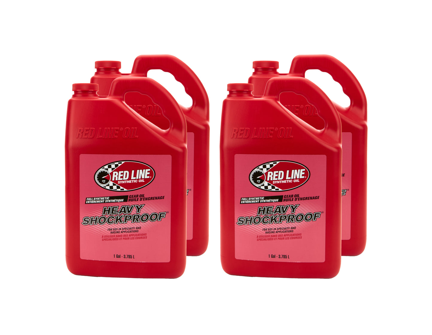 Redline Heavy ShockProof Gear Oil Case 4 x 1 Gallon