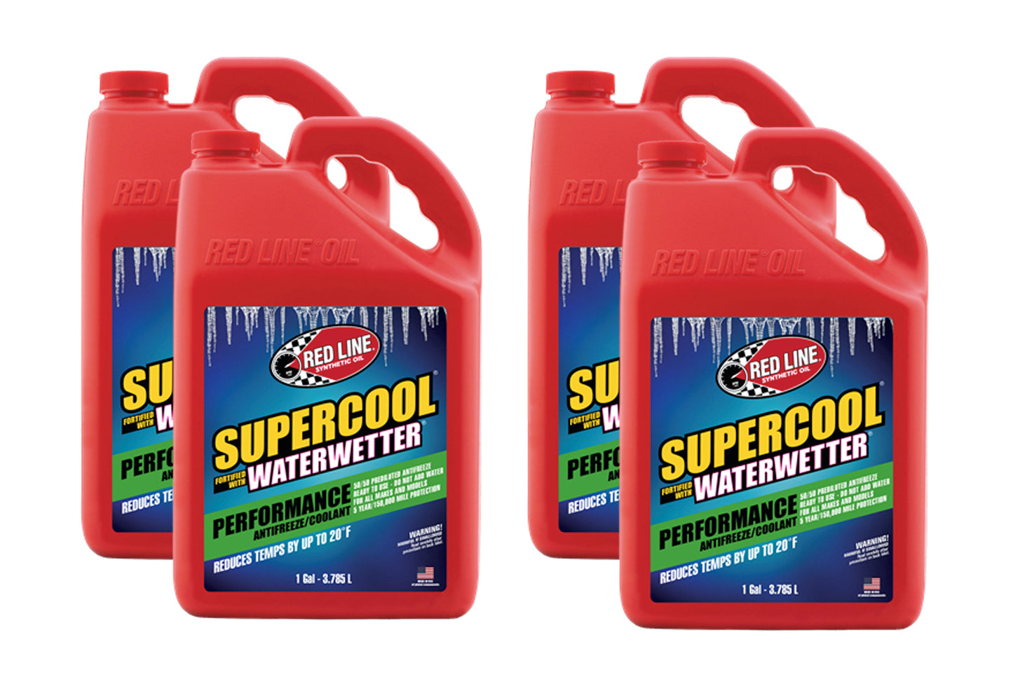 Redline Supercool Performance Coolant Case 4x1 Gallon