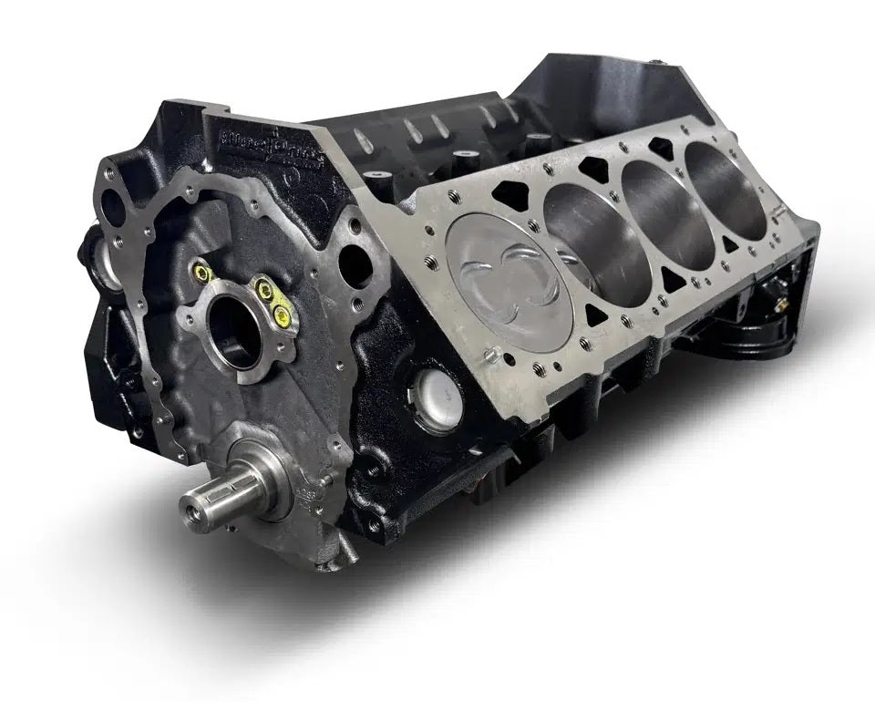 SBC 350ci Short Block Hyp Pistons Comp 9.2:1