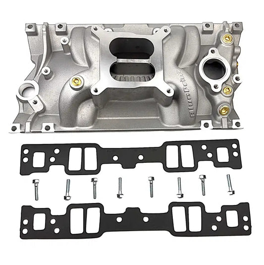 SBC Intake Manifold Dual Plane Square Bore
