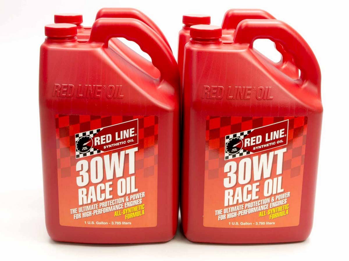 Redline 30WT Race Oil Case/4-Gal (10W30)