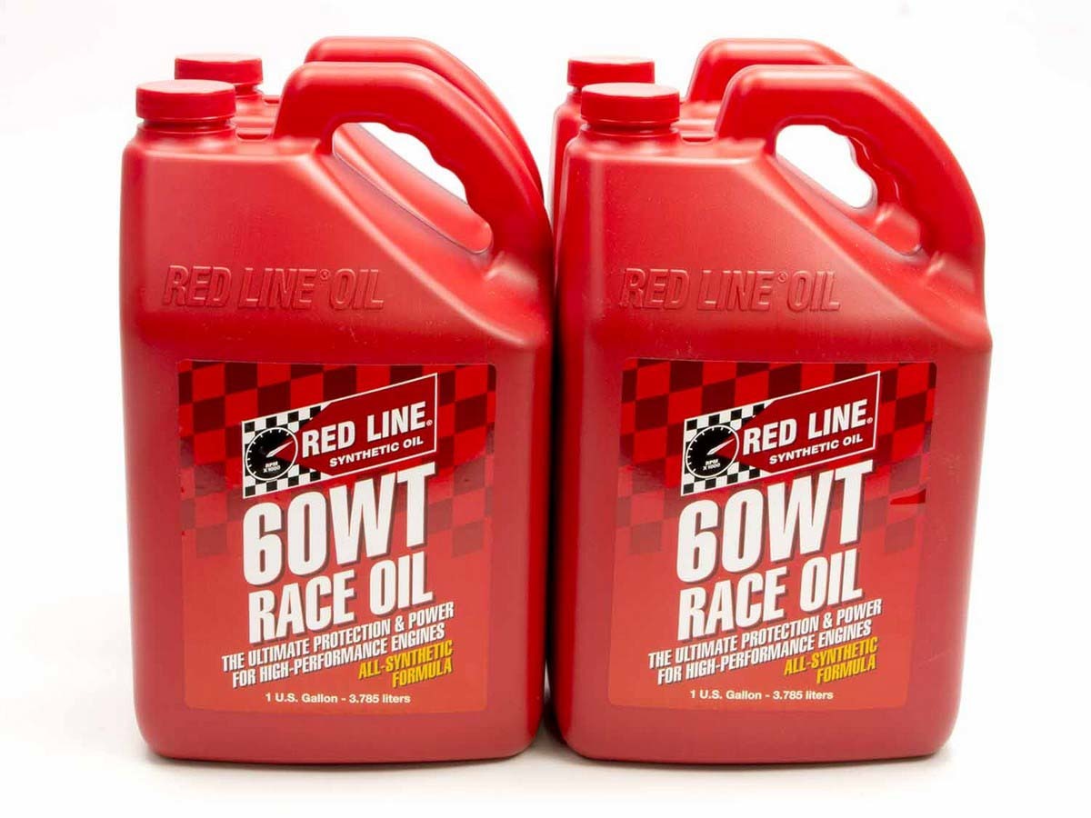 Redline 60WT Race Oil Case/4-Gal (20W60)