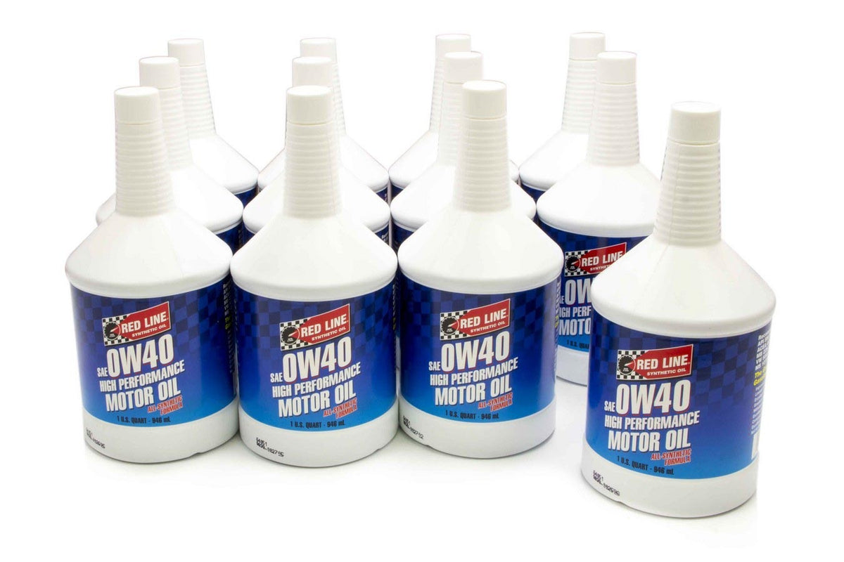 Redline 0w40 Motor Oil Case 12 x 1qt