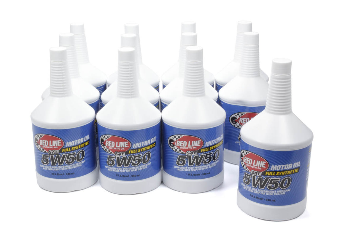 Redline 5W50 Motor Oil Case/12