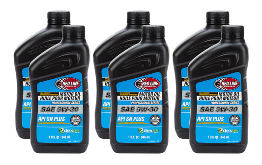 Redline Pro-Series 5w30 Oil Case 6 x 1 Quart Dexos