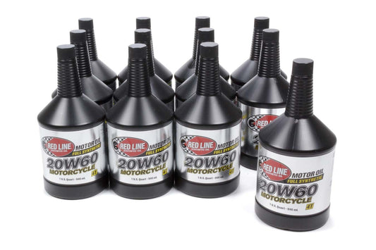 Redline 20W60 Motorcycle Oil Case/12