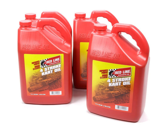 Redline 4 Cycle Kart Oil Case 4x1 Gallon