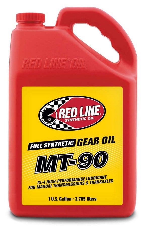 Redline MT-90 75W90 GL-4 Gear Oil Case 4 x 1 Gallon