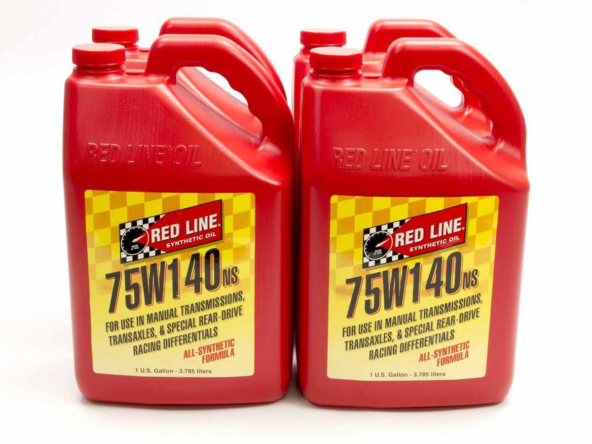 Redline 75W140NS GL-5 Gear Oil Case 4x1 Gallon