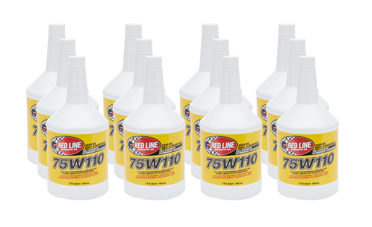 Redline Gear Oil 75w110 Case 12x1 Quart GL-5