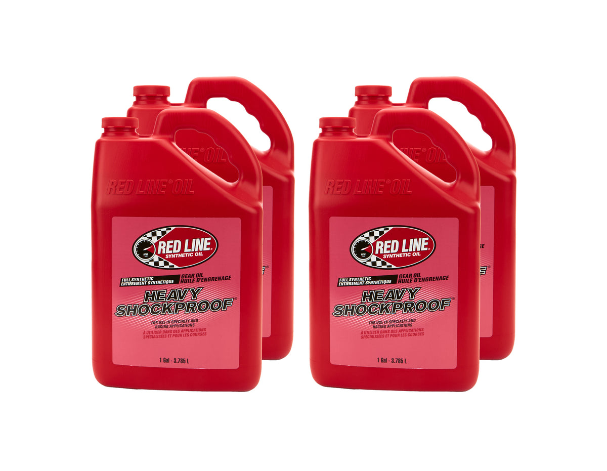 Redline Heavy ShockProof Gear Oil Case 4 x 1 Gallon