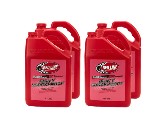 Redline Heavy ShockProof Gear Oil Case 4 x 1 Gallon