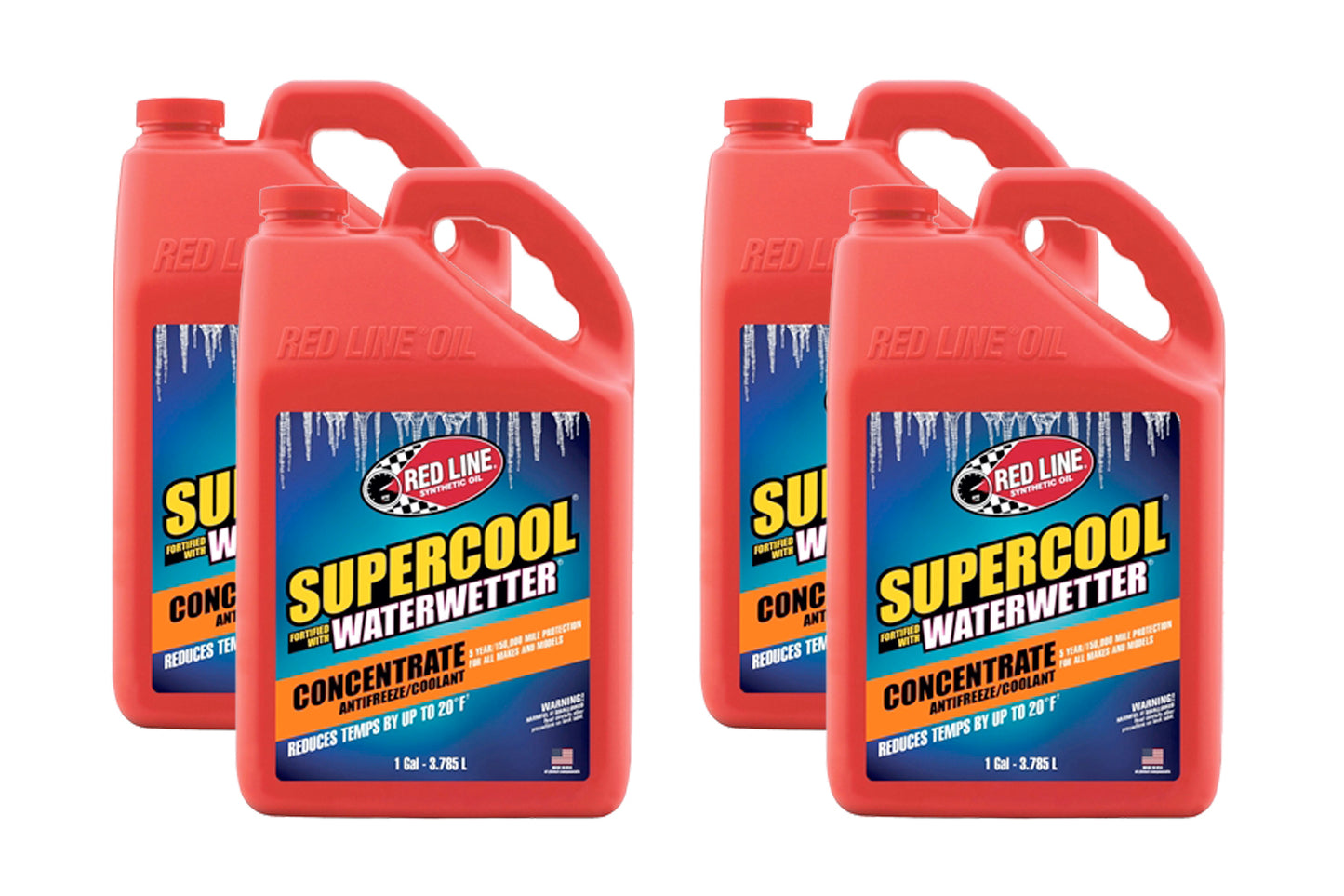 Redline Supercool Concentrate Coolant Case 4x1 Gallon