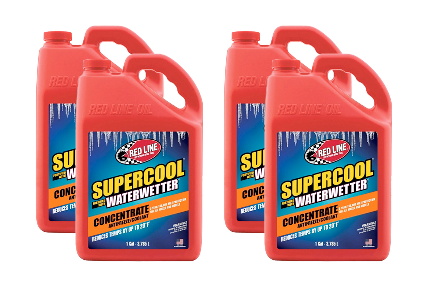 Redline Supercool Concentrate Coolant Case 4x1 Gallon