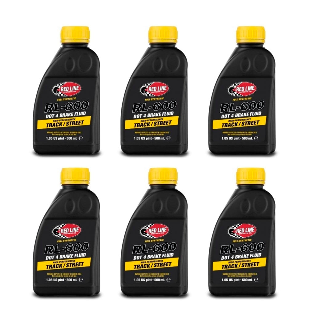 Redline RL600 Brake Fluid High Performance Case 6x500ml