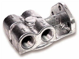 Remote Oil Filter Mount | Earl's | 2277ERL | 3/4 in. 16 Thread | 1/2 in. NPT | Left-Right Ports | Single Filter