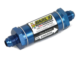 Inline Oil Filter | Earl's |230306ERL | 6AN | Blue Anodized