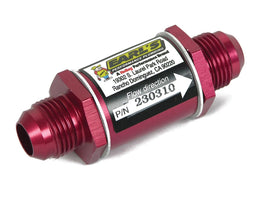Inline Oil Filter | Earl's |230310ERL | 10AN | Red Anodized