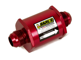 Inline Oil Filter | Earl's |230316ERL | 16AN | Red Anodized
