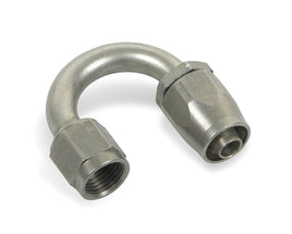 Earls 180 Degree Auto-Fit Hose End AN -6 - Stainless Steel - (CFRL_498006ERL)