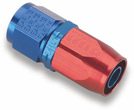 Earls Straight Auto-Fit Hose End AN -6 - Red/Blue - (CFRL_300106ERL)