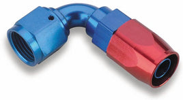 Earls 90 Degree Swivel-Seal&reg; Hose End AN -8 - Red/Blue - (CFRL_809108ERL)